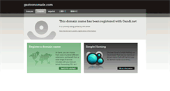 Desktop Screenshot of gastronomade.com